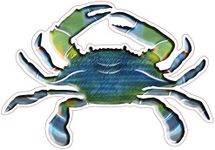 East Coast Blue Crab Magnetic Auto Bumper Car Magnet - 4x6 All Weather Magnet (1 Magnet)