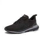 Avia Run Swift Running Shoes for Men with Lightweight Breathable Mesh High Performance Sneakers - Black/Black, 15 Medium