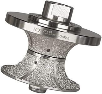 HOTYELL V40 (1-1/2'') Full Bullnose Diamond Hand Profiler, Profile Router Bit Wheel with 5/8''-11 Thread for Granite, Marble, Concrete and Countertop Edge (Coarse)