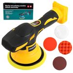 Car Buffer Polisher for Dewalt 20V Battery, Orbital Polisher with 6 Variable Speed, Power Polisher Car Buffer Polisher for Car Detailing/Polishing/Waxing(Battery Not Included)