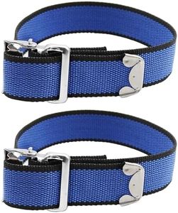 2PCS Leg Band Straps, Drywall Stilt Replacement Part Stilts Straps, Nylon Adjustable Leg Fixation Strap Kit, for Street Performance, Home Improvement, High Wall Painting,Blue