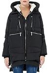 Orolay Women's Thickened Down Jacket Black M