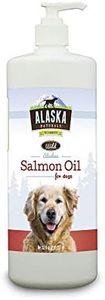 Alaska Naturals – Wild Alaska Salmon Oil Formula Dog Food Topper – EPA and DHA Omega-3 - Supplement for Healthy Skin, Shiny Coat – Made in The USA – 32 oz. Pump Bottle