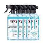 INEOS Next-Gen Cleaning Antibac Spray, 4.5L (750ml x 6), Multi-Room, Plant Powered, Limescale + Grease Remover, Kills 99.9% of Bacteria + Viruses, Sea Minerals + Wild Jasmine