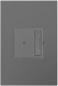 Legrand adorne with Netatmo Tru Universal Wi-Fi Enabled Smart Dimmer Switch in Magnesium, WNAL50M1