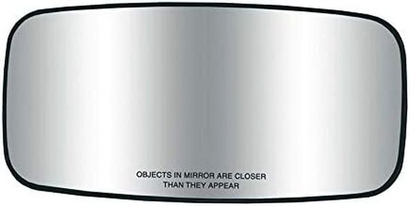 CIPA 02000 COMP Universal 7" x 14" Marine Mirror, Black