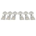 Musiclily Pro 3x3 Sealed Guitar Tuners Tuning Pegs Keys Machine Heads Set for Les Paul Style Electric or Acoustic Guitar, Big Button Chrome