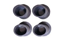 GM CRADLES Round Rubber Pad | Round Rubber Vacuum | Set of 4(Black)