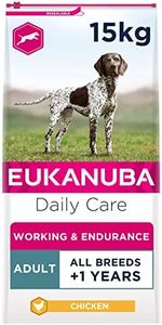 Eukanuba Working and Endurance High Protein and Energy Complete Dry Dog Food for Adult Dogs with Chicken 15 kg