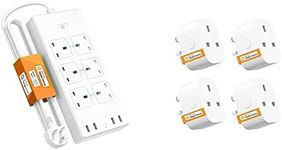 Smart Power Strip WiFi Plug with 4