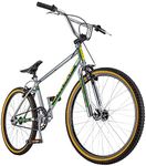 Schwinn Predator Team 24 Freestyle BMX Bike, Throwback 1983 Design, Single-Speed Drivetrain, Hi-Ten Steel Frame, Rattrap Pedals, Front and Rear Caliper Brakes, 24-Inch Gum Wall Tires, Chrome