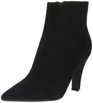 Nine West Womens Cale 9X9 Faux Suede Ankle Boots Black 12 Medium (B,M), Black, 10.5 UK