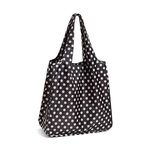 Kate Spade New York Black Polka Dot Reusable Shopping Bag