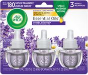 Air Wick Scented Oil Air Freshener, Lavender and Chamomile Scent, Triple Refills, 0.67 oz