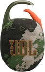 JBL Clip 5 - Ultra-Portable, Waterproof and Dustproof Bluetooth Speaker, Integrated Carabiner, Up to 12 Hours of Play, Made in Part with Recycled Materials (Squad)