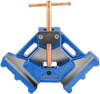 COGNATIVE W04C Ductile Iron Welding Machine Angle Clamp, Heavy Duty Right Angle 90 Degrees Welding Clamps for Woodworking Corner Miter Clamp