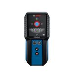 BOSCH GMS 120-27 Professional Wall Scanner Detector-Finds Metals, Live Wires, Wooden Studs in Drywalls, IP54 Dust & Splash Protection, 120 mm Range, Includes Pouch & Batteries, 1Yr Warranty from BOSCH