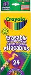 Crayola 24 Erasable Coloured Pencil