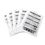 POWERTEC 70008 Clear Plastic Dust Collection Bags, 14-Inch x 32-Inch | Dust Collector Bags for Machine with 14” Filter Drum – 5 Pack