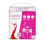 i-activ Period Panty for Women | M-L | Disposable Period Panties for Women Leak Proof | Maternity Pads for Heavy Flow Periods | Overnight 360 Degree Protection | Size-24" to 39" (Pack of 10, M-L)