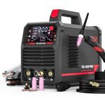 YESWELDER TIG Welder Large LED Display with Pulse 205Amp, Stick/DC TIG/Pulse TIG 3 in 1, 110&220V Dual Voltage TIG Welding Machine TIG-205P PRO