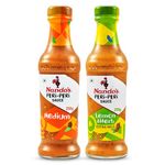 Nando's Peri Peri Chilli Sauce - Medium 250g + Lemon & Herb 250g, Pack of 1 each