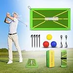 Edenarch® Golf Training Mat Swing Path Detection | Golf Training Aid For Indoor & Outdoor | Analyse Swing Path & Correct Stance & Posture | Golf Gift Accessories For Beginners, Men, Women & Children