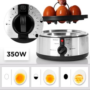 Duronic Electric Egg Boiler EB35 – 7-Egg Steamer & Poacher, Automatic