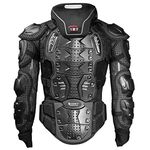 Chest Protector Motocross Adult,Armor Motorcycle Anti-Fall Protective Armor Motorcycle Cycling Skating Snowboarding Chest Protector with Chest and Back Protection Black