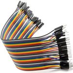 40pcs Dupont Cables MALE TO FEMALE 20cm Jumper GPIO Breadboard Wire Ribbon - UMTMedia®