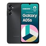 Samsung Galaxy A05s, Smartphone Android 4G, stockage 64 Go, Ram 4Go, batterie 5000 mAh, Smartphone déverrouillé, Noir, Version FR