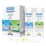 DIP & GO Aquarium Test Strips. Aquarium Water Test Kit and Ammonia Test Kit for Aquarium. Range-Guided and Easy-to-Read, Color Corrected Results. Aquarium Test. (Ammonia & 6-in-1 Combo)