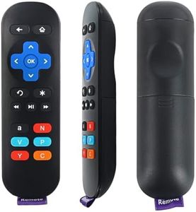 YiBiChin New Replacement IR Remote Control for Roku 1, Roku 2, Roku 3, Roku 4, Roku LT, HD, XD, XS, Roku Streaming Player with Amazon Netflix Vudu YouTube Pandora Crackle Keys (No Program Needed)