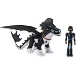 Dreamworks Dragons "The 9 Worlds Adventure Set with Dragon and Rider Figure, Tom and Thunder, for Children from 4 Years