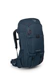 Osprey Farpoint Trek 55 Men's Backpacking Backpack Muted Space Blue O/S