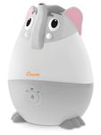 Crane Adorables Ultrasonic Mini Humidifiers for Bedroom and Baby Nursery, 5 Gallon Cool Mist Air Humidifier for Large Room or Kid's Room, Humidifier Filters Optional, Mini Elephant