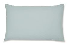 Catherine Lansfield Easy Iron Percale Standard Pillowcase Pair Duck Egg Blue, Duckegg