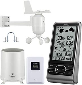 Oregon Scientific WMR86NX Professional Weather Station with Black and White Display, Grey, Single