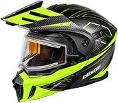 Castle X CX950 V2 Fierce Modular Electric Snow Helmet (Matte Black/Hi-Vis - Large)