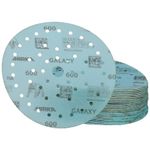 Mirka Galaxy epoxy sandpaper 150mm Hook & Loop grit 600 for sanding epoxy resin, wood, epoxy, rivertable / 50 pcs sanding discs