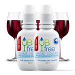 UBfree Wine Sulfite Remover | Enjoy Red Wine Without The Headaches and Allergies | an Natural and Discrete Alternative to a Wine Wand or a Wine Filter | Made in New Zealand | 2 Pack