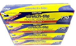 Kirkland Signature 4 Pack - Stretch Tite Plastic Food Wrap 11 7/8 X 750 ft.