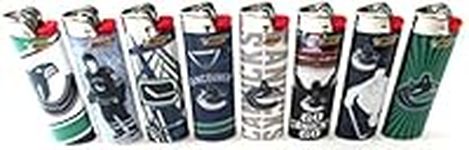 BIC NHL Vancouver Full Size Lighters Lot of 8