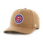 47 MLB Chicago Cubs Cold Zone MVP DP Unisex Baseball Cap, Snapback, Cubs Badge Logo, Colour Camel