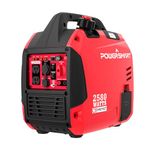 PowerSmart 2500-Watt Gas Powered Portable Inverter Generator, Super Quiet for Camping, Tailgating, Home Emergency Use, CARB Compliant (PS5020W)