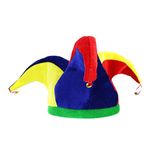 Lezevn Halloween Clown Hat Fun Jester Clown Head Party Costume Hat for Carnival Holiday Halloween Carnival Cosplay