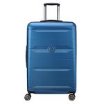 DELSEY PARIS Polycarbonate 77 Cms Light Blue Hardsided Check-in Luggage (Comete, 3039821_Light Blue, Spinner, Carry-On Luggage)