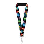 Buckle-Down Unisex-Adult's Lanyard-1.0-Inside Out/Emotion Expressions/Every Day is Key Chain, Multicolor, One Size