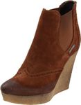 Diesel Women's Denver Ankle Boot, Brown, 8.5