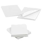 Disposable Dental Bibs 13"x18" - 3 Ply Waterproof Tattoo Bib Sheet for Patients - Dentist or Medical Tray Cover and Nail Table Cover Supplies, White